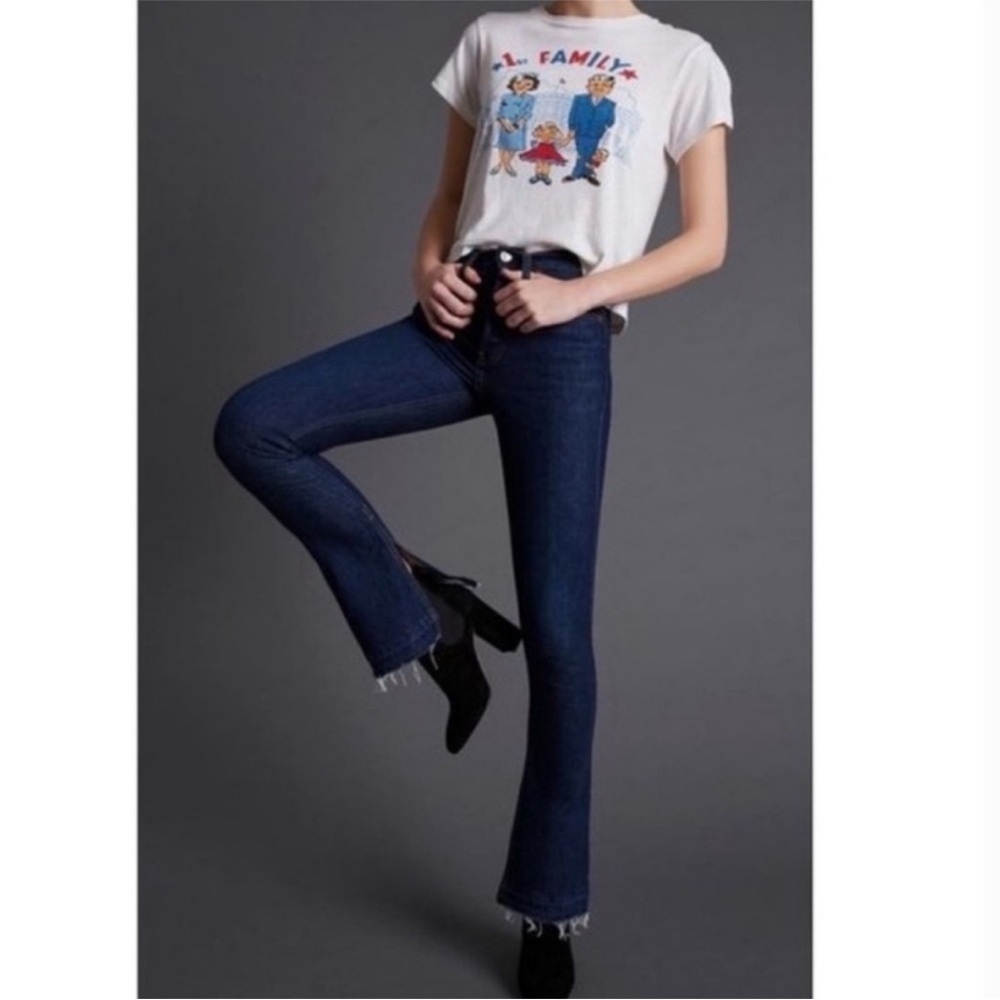 Re/done Elsa split flare denim